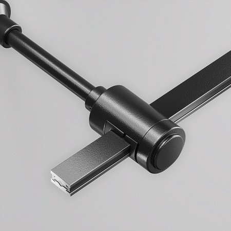 Крепление настенное одинарное удлиненное Maytoni Flarity TRA155CW-SL1-B