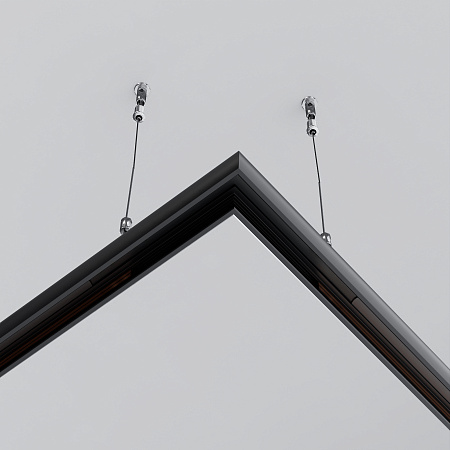 Угол для круглого низкопрофильного шинопровода Maytoni Exility TRAM034CL-R-41B Угол для круглого низкопрофильного шинопровода Maytoni Exility TRAM034CL-R-41B