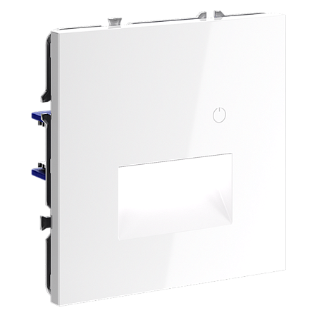 Подсветка светодиодная встраиваемая VOLTUM S70 с датчиком, (белый глянцевый) VLS070701