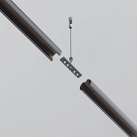 Коннектор прямой для круглого низкопрофильного шинопровода Maytoni Exility TRAM034CI-R-41B