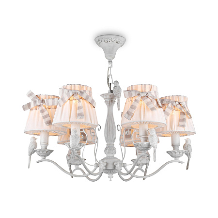 Подвесная люстра Maytoni Bird ARM013-06-W Подвесная люстра Maytoni Bird ARM013-06-W