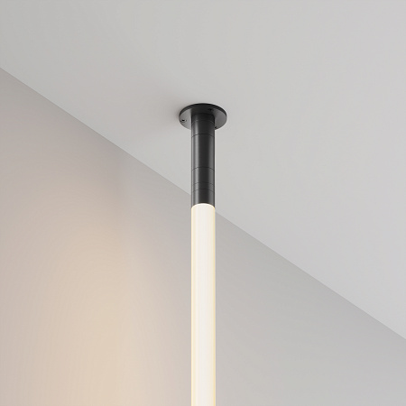 Основание для накладного монтажа системы с внутренней резьбой с вводом питания Maytoni Shelf CA023BI-P-B Основание для накладного монтажа системы с внутренней резьбой с вводом питания Maytoni Shelf CA023BI-P-B