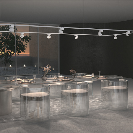 Трековый светильник для однофазного шинопровода Maytoni Unity Magic TR006-1-12W3K-W4K Трековый светильник для однофазного шинопровода Maytoni Unity Magic TR006-1-12W3K-W4K