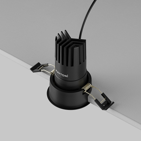 Светильник встраиваемый светодиодный Maytoni Dip DL116-10W-4K-B