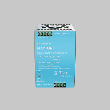 Блок питания 24В 480W Maytoni Led Strip 821014