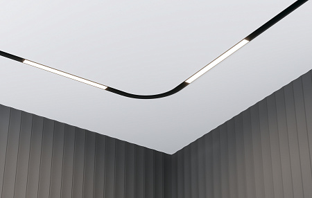 Трековый магнитный светодиодный светильник диммируемый Maytoni Exility BASIS TR030-4-12W3K-WW-DS-B