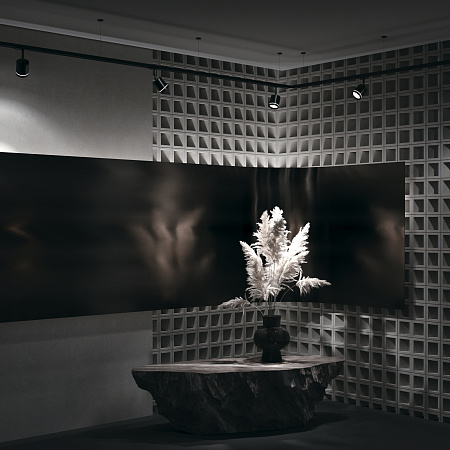 Трековый однофазный светодиодный светильник Maytoni Unity Orlo TR085-1-5W4K-B