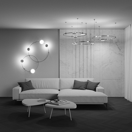 Трековый магнитный светодиодный светильник  Maytoni Flarity Plato TR152-1-7W3K-BS