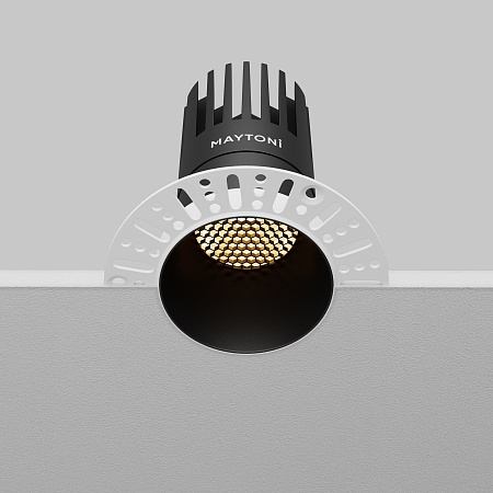 Светильник встраиваемый светодиодный Maytoni Dip DL122-15W-2.7K-TRS-B