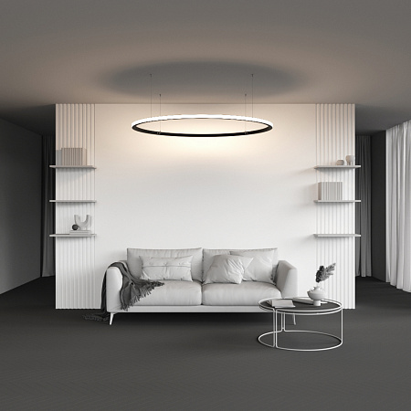 Радиусный профиль 35x35 Ø1500мм внешний 1/4 круга Maytoni ALM-3535R-B-EX-90°-1.5M