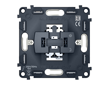 Механизм 1-клавишного выключателя Ambrella Volt QUANT VM101