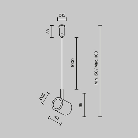 Потолочный коннектор с тросовым подвесом в шинопровод Maytoni Flarity Tau TRA154CSW-1BS Потолочный коннектор с тросовым подвесом в шинопровод Maytoni Flarity Tau TRA154CSW-1BS
