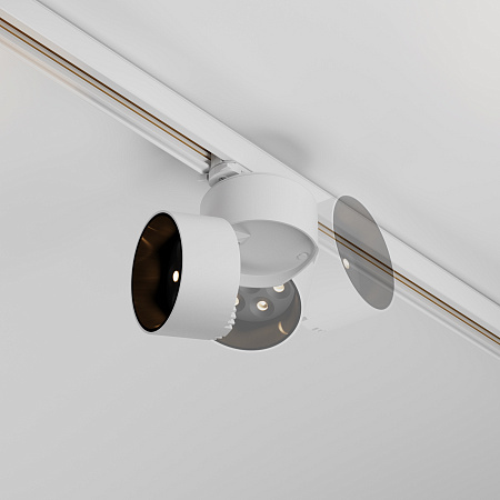 Трековый трехфазный светодиодный светильник Maytoni Trinity Alfa TR199-3-15W2.7K-M-W