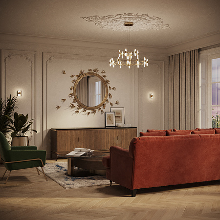 Люстра подвесная светодиодная Maytoni Arana MOD401PL-L108BS3K Люстра подвесная светодиодная Maytoni Arana MOD401PL-L108BS3K