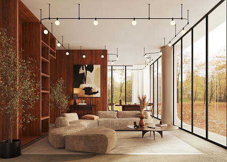 Трековый магнитный гибкий светодиодный светильник Maytoni FLEXITY Luna TR208-1-5W3K-B