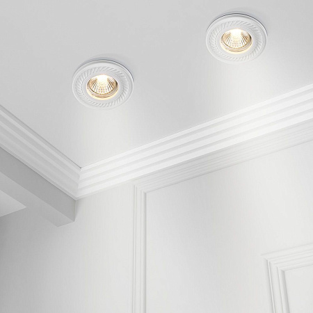 Встраиваемый светильник Maytoni Gyps Classic DL283-1-01-W Встраиваемый светильник Maytoni Gyps Classic DL283-1-01-W