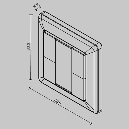 Панель управления Maytoni DALI 721044