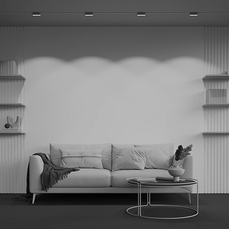 Трековый однофазный магнитный светодиодный светильник Maytoni Radity Points TR082-1-6W4K-M-W