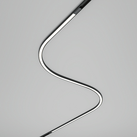 Трековый магнитный светодиодный светильник Maytoni Basity Flex TR180-1-24WTW-B