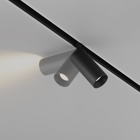 Трековый однофазный светодиодный светильник диммируемый Maytoni Exility Focus LED TR032-4-5W3K-M-DS-B