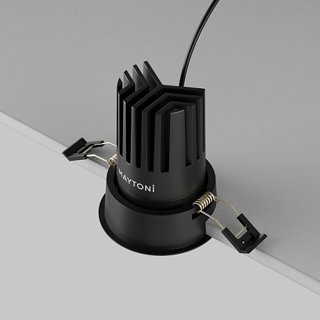 Светильник встраиваемый светодиодный Maytoni Dip DL117-15W-2.7K-B