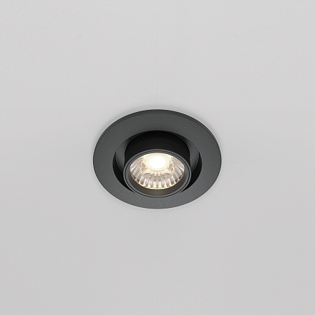 Светильник встраиваемый светодиодный Maytoni Hidden DL045-01-10W4K-B Светильник встраиваемый светодиодный Maytoni Hidden DL045-01-10W4K-B