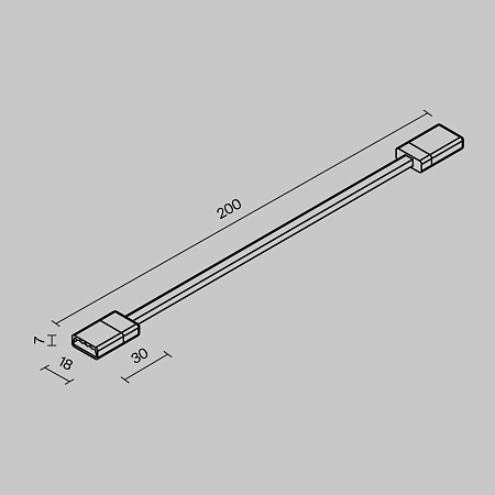 Коннектор для уличной трековой системы Maytoni Exility IP O-TR002-SC