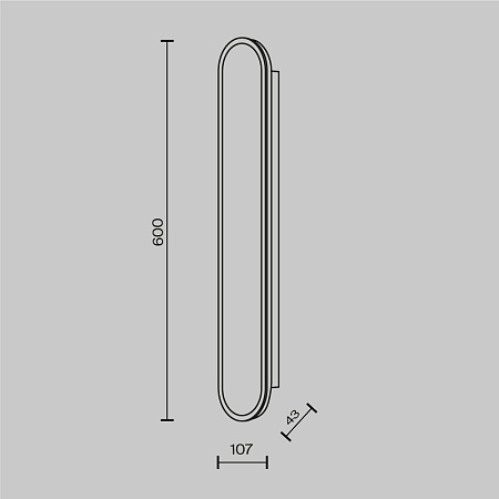 Светильник настенный светодиодный Maytoni Perlamour MOD429WL-L30BSK