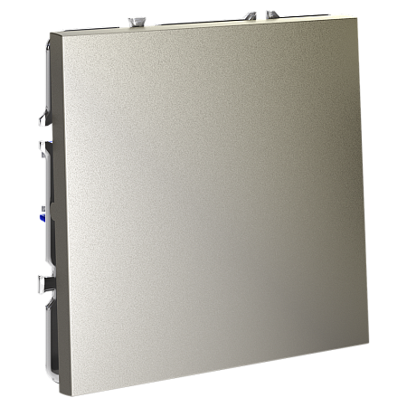 Выключатель с самовозвратом встраиваемый VOLTUM S70 одноклавишный (шелк) VLS010604