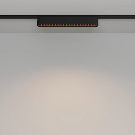 Трековый магнитный однофазный светодиодный светильник Maytoni Radity TR084-1-12W3K-B