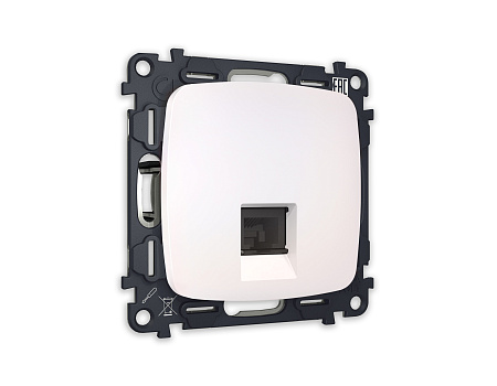 Комплект механизма телефонной розетки Ambrella Volt OMEGA MO212030