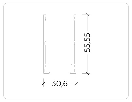 Шинопровод накладной Ambrella light Magnetic 220V GL1005