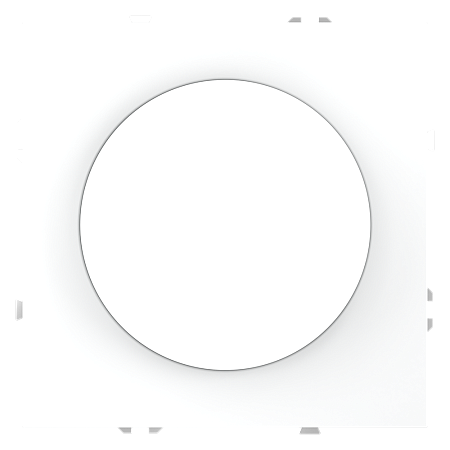 Светорегулятор встраиваемый VOLTUM S70 поворотно-нажимной 600 Вт, (белый матовый) VLS070302