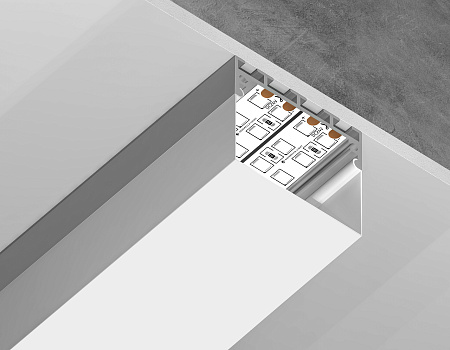 Профиль алюминиевый накладной/подвесной 42*45 "Profile System" Illumination GP3070AL