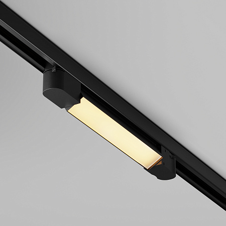 Трековый трехфазный светодиодный светильник Maytoni Trinity Basis TR196-3-10W2.7K-B Трековый трехфазный светодиодный светильник Maytoni Trinity Basis TR196-3-10W2.7K-B