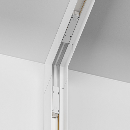 Угловой коннектор внутренний для накладного магнитного шинопровода Maytoni Gravity TRA004ICL-21W