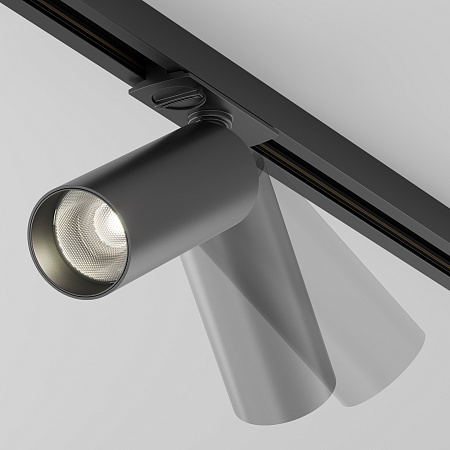 Трековый однофазный светодиодный светильник диммируемый Maytoni Unity Focus LED TR021-1-12B4K-W-D-B