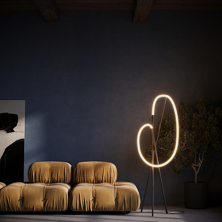 Торшер светодиодный Maytoni Crochet MOD369FL-L36B3K Торшер светодиодный Maytoni Crochet MOD369FL-L36B3K