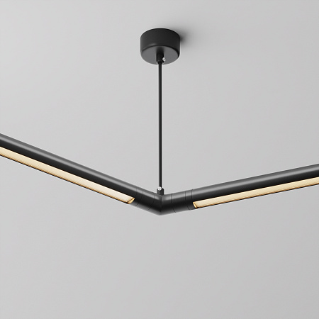 Угловой коннектор 120° для системы с вводом питания Maytoni Shelf CA018LWC-P-B