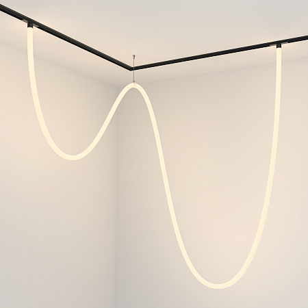 Трековый магнитный однофазный светодиодный светильник Maytoni Exility TR101-2-100W3K-B Трековый магнитный однофазный светодиодный светильник Maytoni Exility TR101-2-100W3K-B