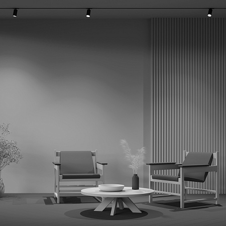 Трековый светильник для однофазного шинопровода Maytoni Unity Focus S TR020-1-GU10-B