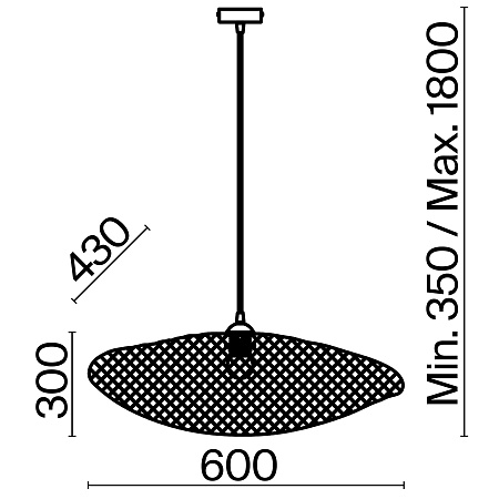 Светильник подвесной Freya Wavy FR5243PL-01BR8