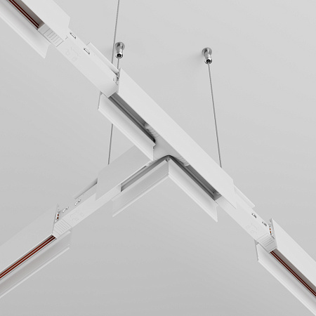 Коннектор питания Т-образный для магнитного шинопровода Maytoni Exility TRA034CWT-42W