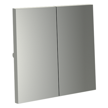 Клавиши для выключателя/переключателя двухклавишного Voltum S70 (сталь) VLS000305