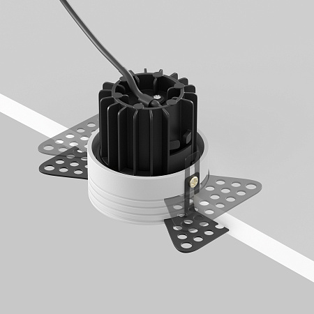 Светильник встраиваемый светодиодный Maytoni Round DL058-7W2.7K-TRS-B