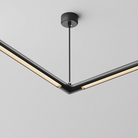 Угловой коннектор для системы с вводом питания Maytoni Shelf CA014LC-P-B