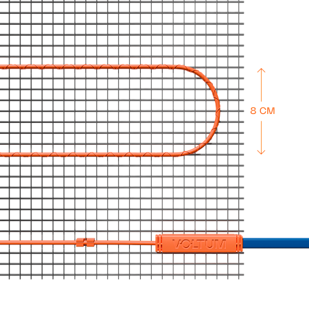 Нагревательный элемент теплого пола Voltum Т150 VLT01-150-4.0