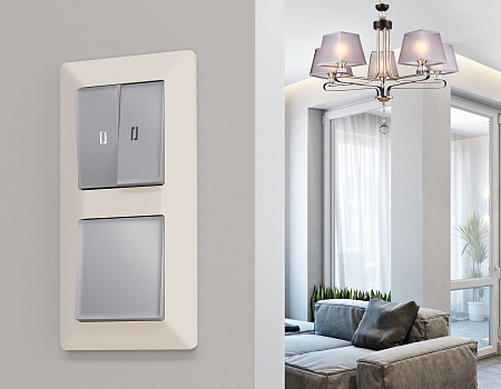 Рамка 4-постовая Ambrella Volt ALFA Line AF110334