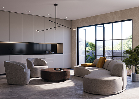 Люстра на штанге светодиодная Maytoni Fad MOD070CL-L15B3K1 Люстра на штанге светодиодная Maytoni Fad MOD070CL-L15B3K1