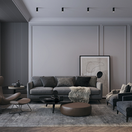 Потолочный светильник Maytoni Focus S C052CL-01B